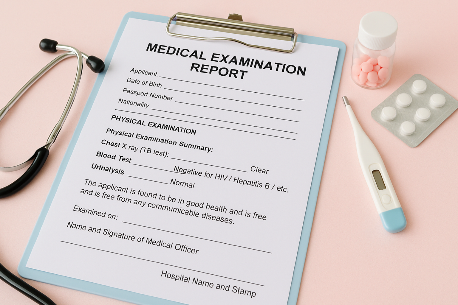 비자 발급의 첫 관문! 건강검진서, 제대로 준비하는 법 이미지