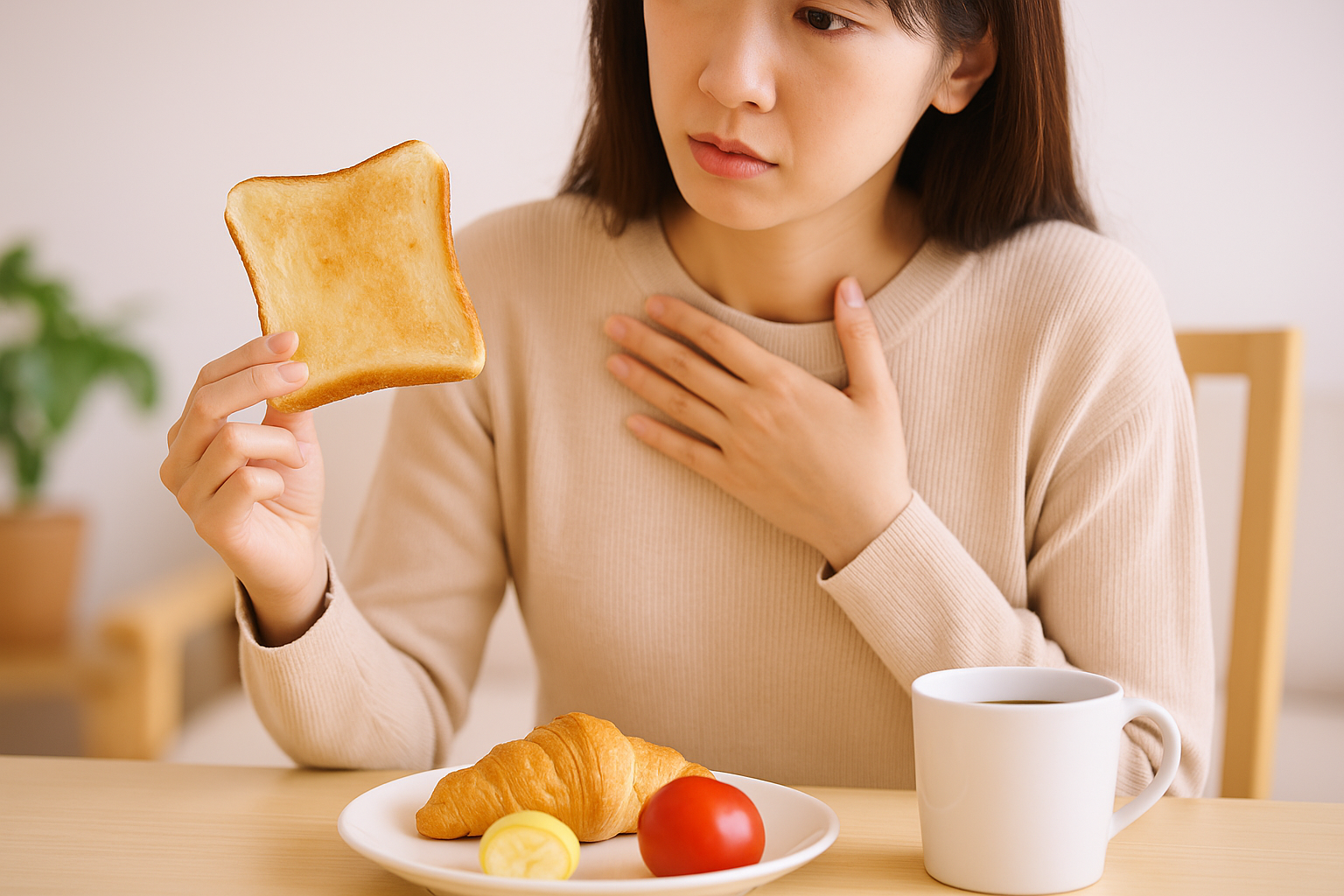아침마다 빵을 먹으면 속이 불편한 이유는? 이미지