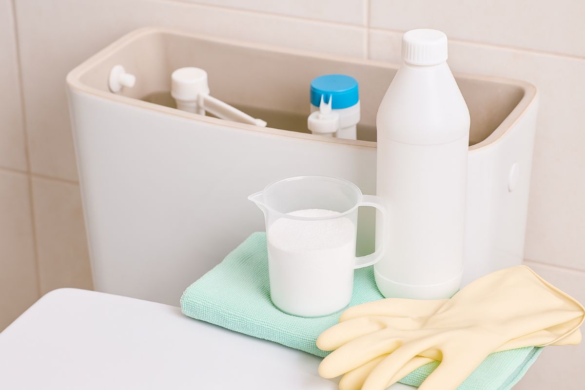 변기 수조 위생관리, 과탄산소다와 락스의 차이를 아시나요? 이미지