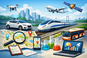 실시간 교통 흐름을 한눈에 보여주는 지도 실험 화면